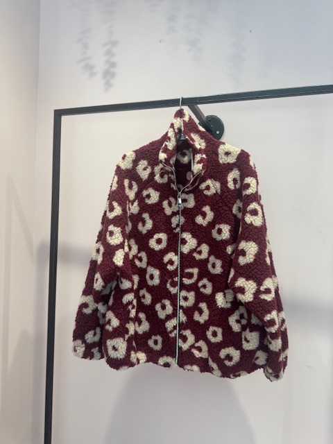 teddy jacket red